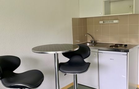 cuisine appartement T1 résidence étudiante University Dutreix, proche de l'IUT du Limousin et de la fac de Sciences de Limoges