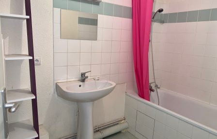 salle de bains appartement T2 Limoges Centre Ville